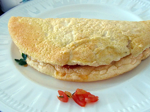 fluffy omelette