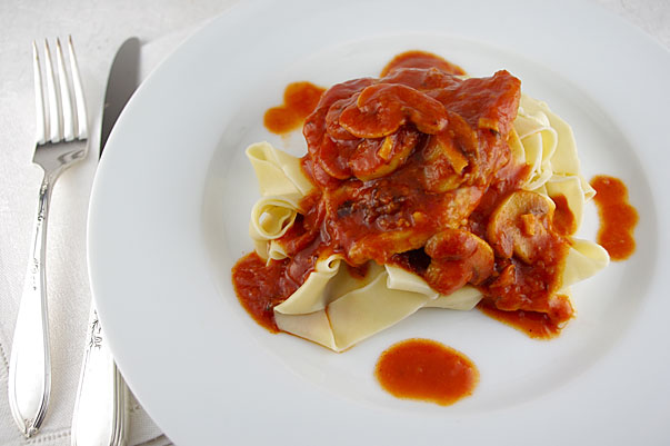 My Mom's Veal Scallopini by Jamie Schler of Life's a Feast
