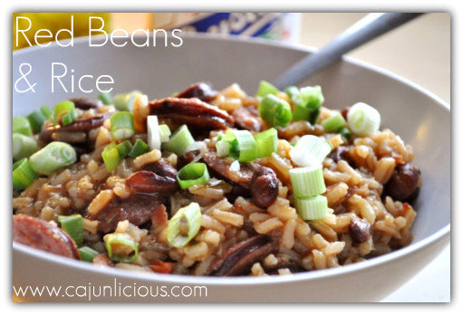 Red Beans and Rice by Cajunlicious.com