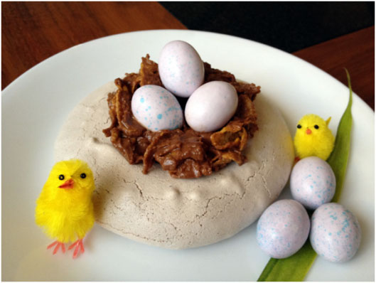 Easter Pavlova Nests by Choc Chip Uru at Go Bake Yourself