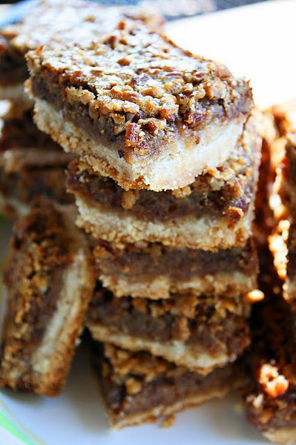 Pecan Pie Bars by Georgia at The Comfort of Cooking