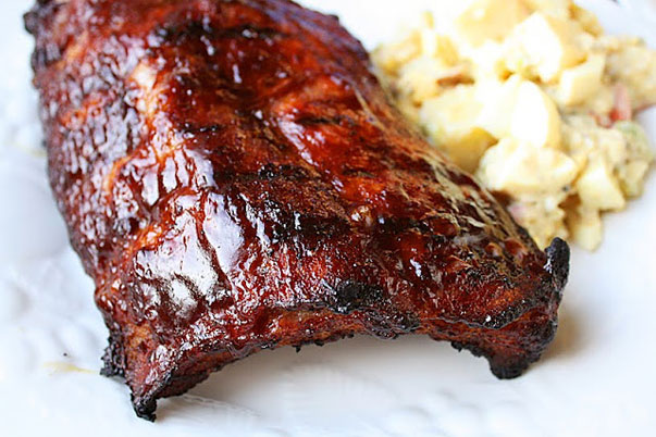 Barbecued Baby Back Ribs by Georgia at The Comfort of Cooking