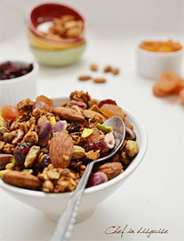 homemade granola by Sawsan at chefindisguise.com