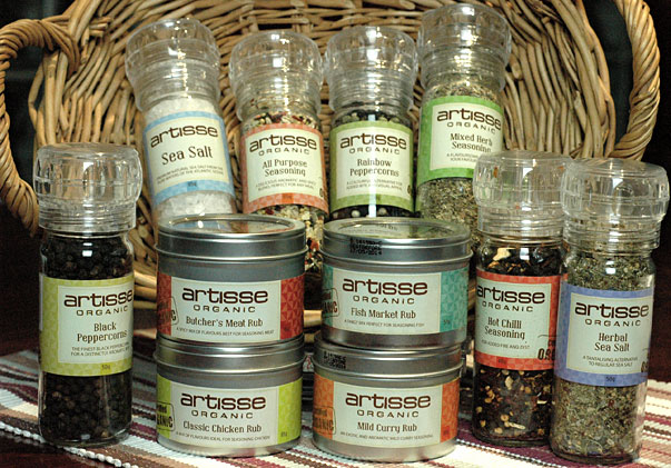 Artisse Organic Rubs and Seasonings