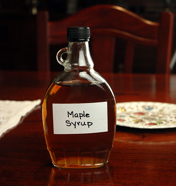 home made maple syrup