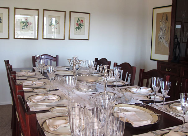 Dining Room for Thanksgiving