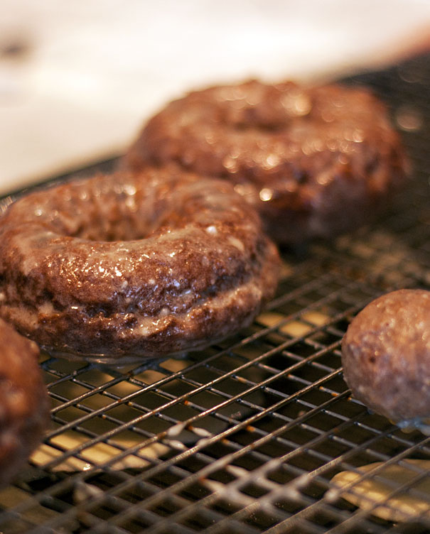 glazed chocolate donuts recipe