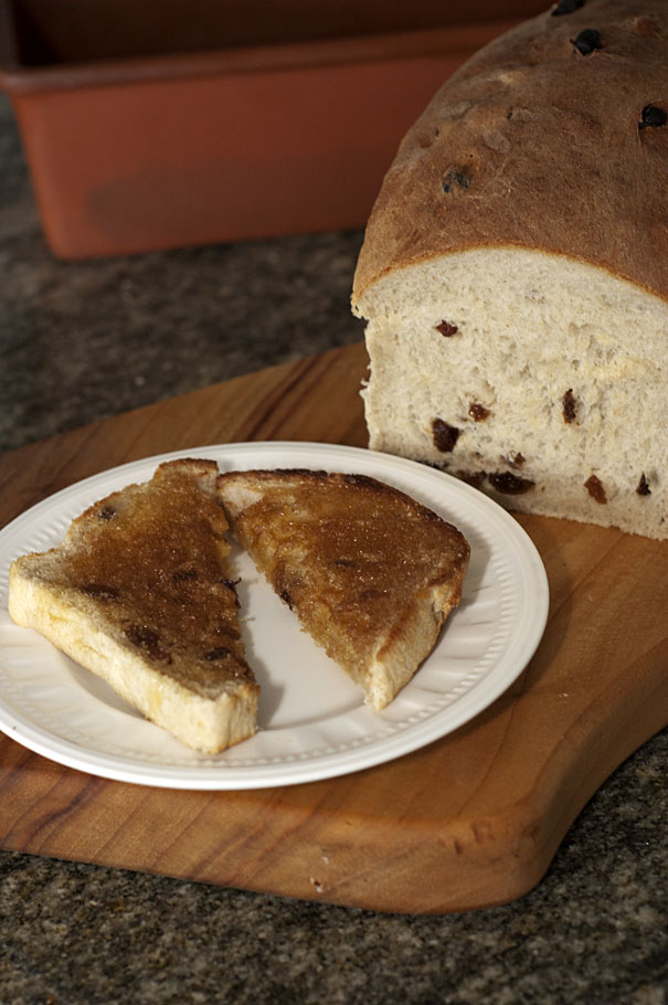 Thermomix Sultana Bread with cinnamon sugar