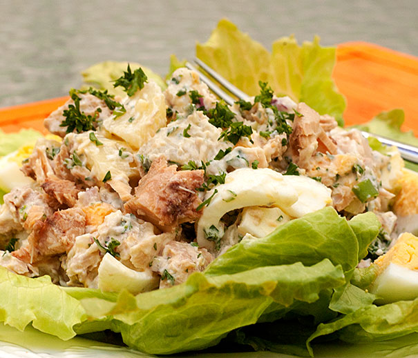Potato Salad with Salmon