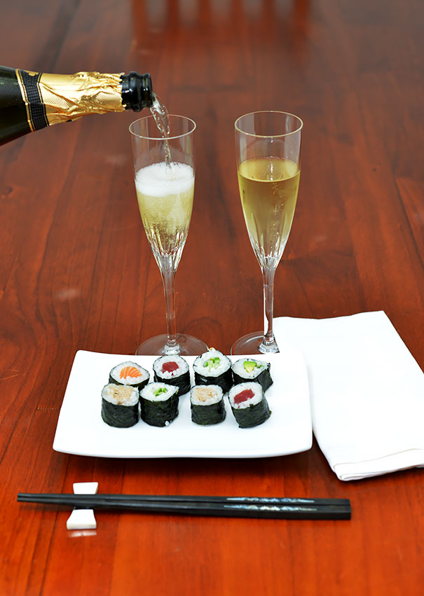 Champagne and Sushi
