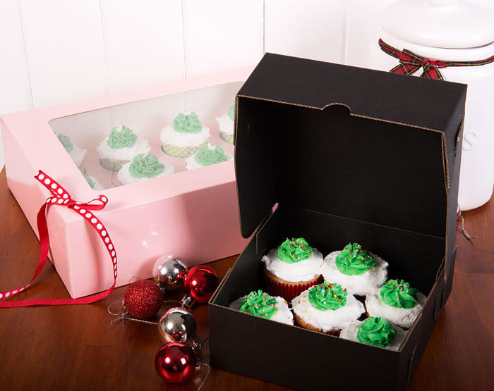 Vanilla Cupcakes in a PackQueen Cake Box