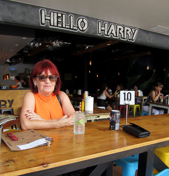 Hello Harry, The Burger Joint