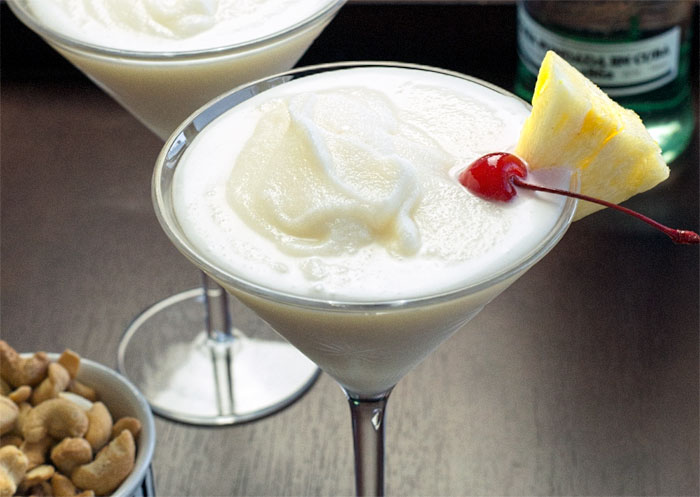 A pina colada as good as you'd get anywhere in the Caribbean!