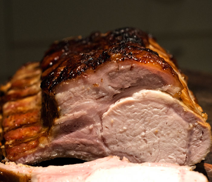 how to roast a rack of pork